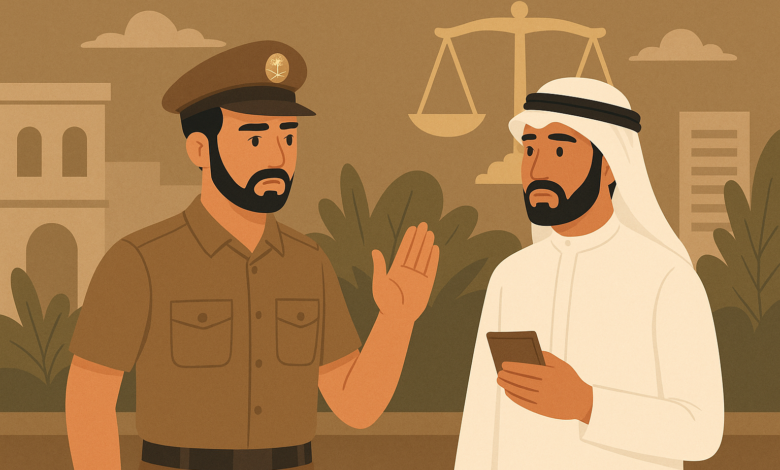 الفرق بين الاستيقاف والتلبس
