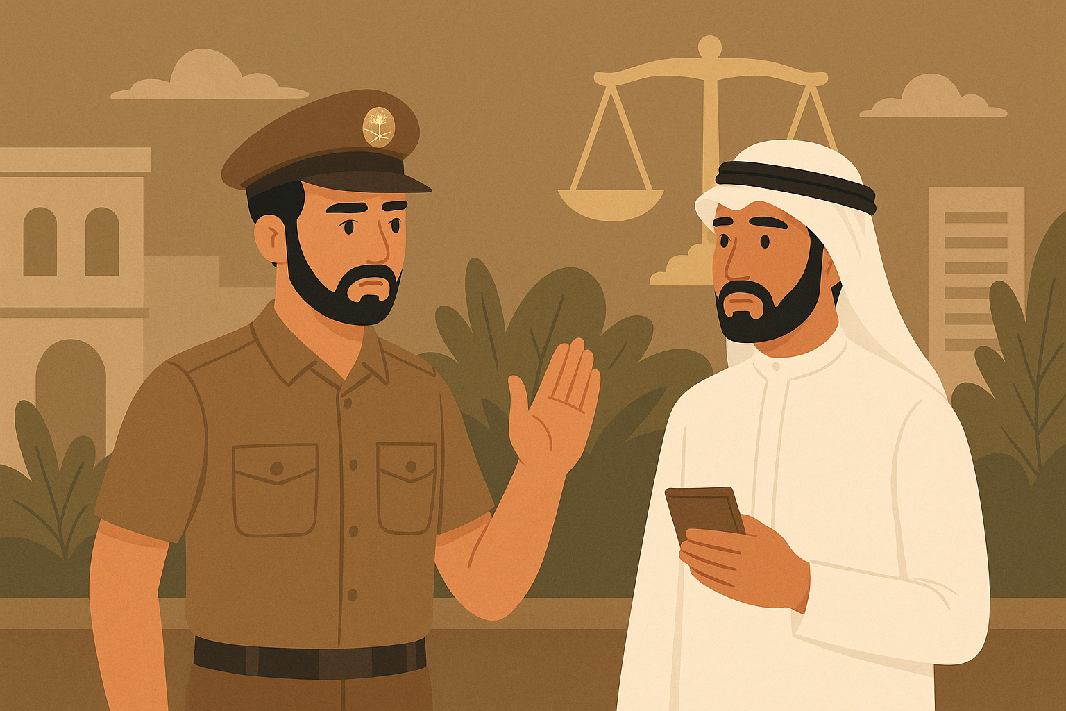 الفرق بين الاستيقاف والتلبس
