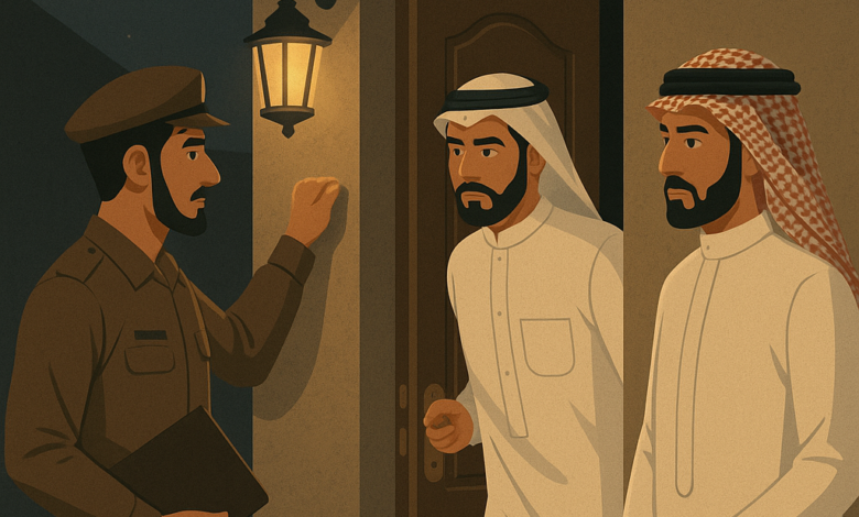 تفتيش المساكن ليلاً