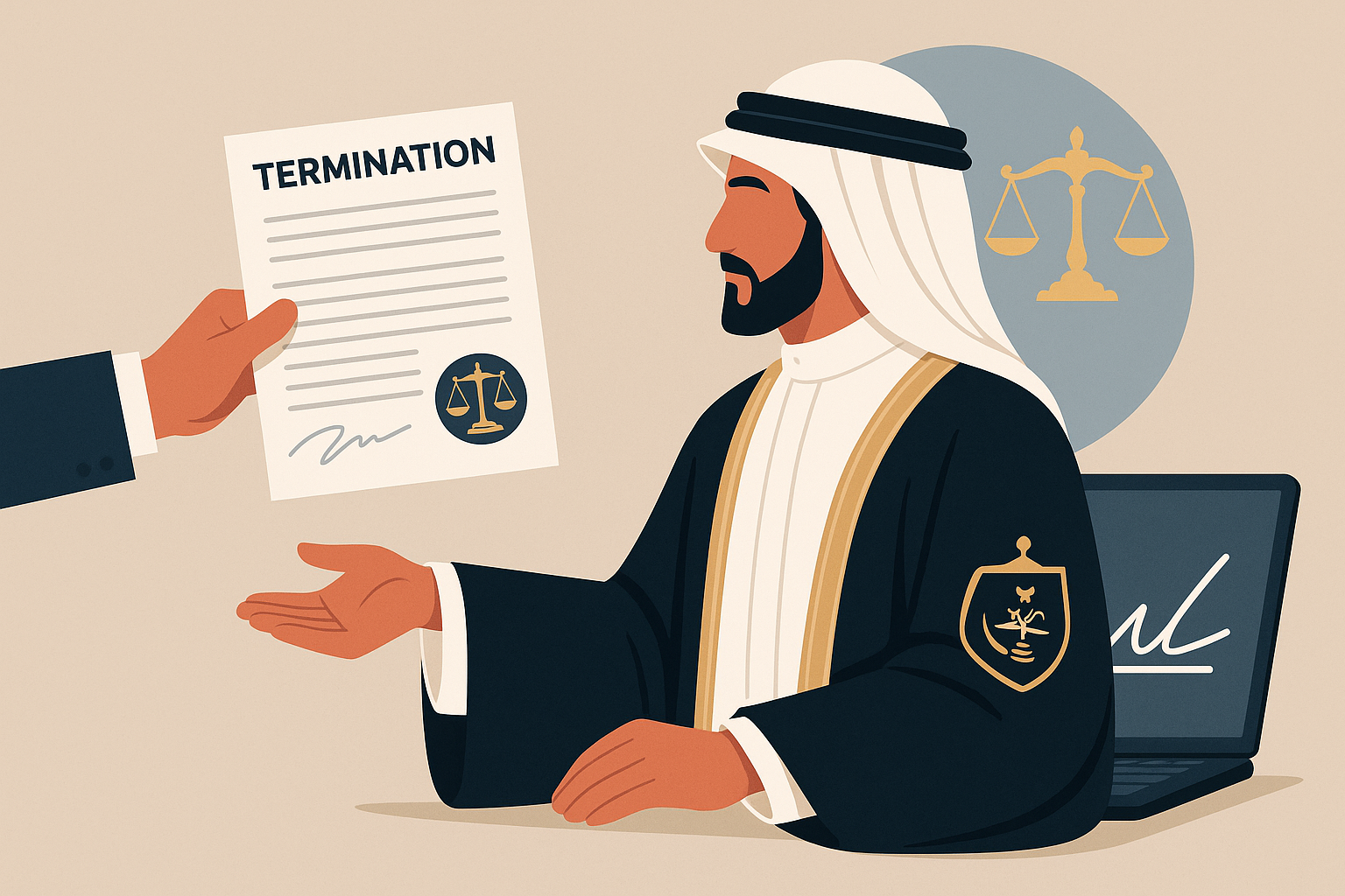 الحقوق الأساسية عند انتهاء العقد - متى تحصل على مكافأة نهاية الخدمة؟