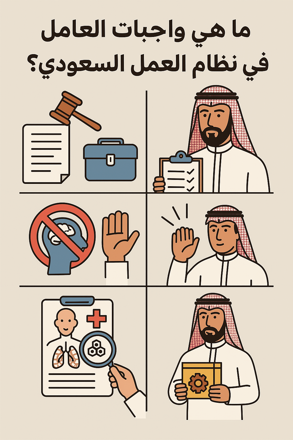 واجبات العامل، نظام العمل السعودي